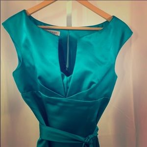 Designer Kay Unger Cocktail Dress 8 green